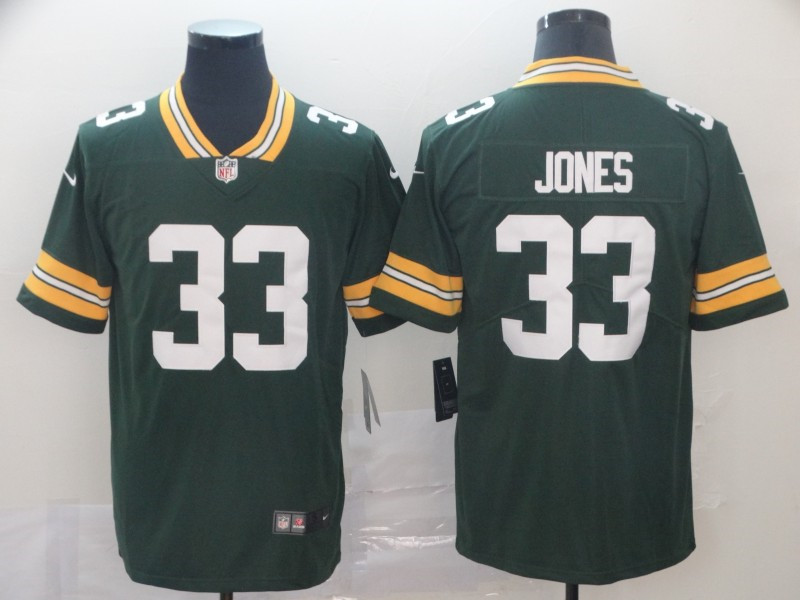 Nike Packers 33 Aaron Jones Green Vapor Untouchable Limited Jersey
