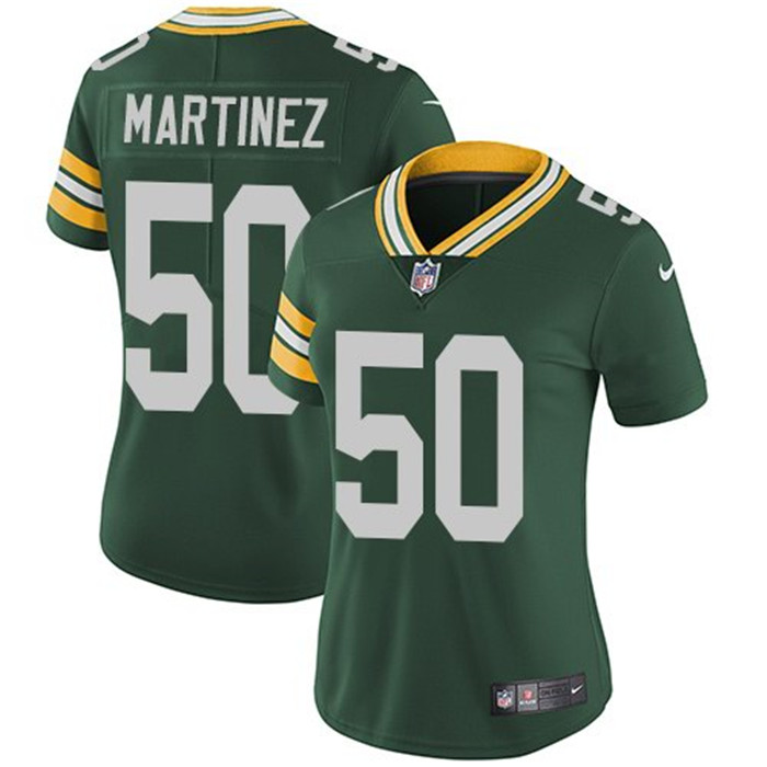  Packers 50 Blake Martinez Green Women Vapor Untouchable Limited Jersey