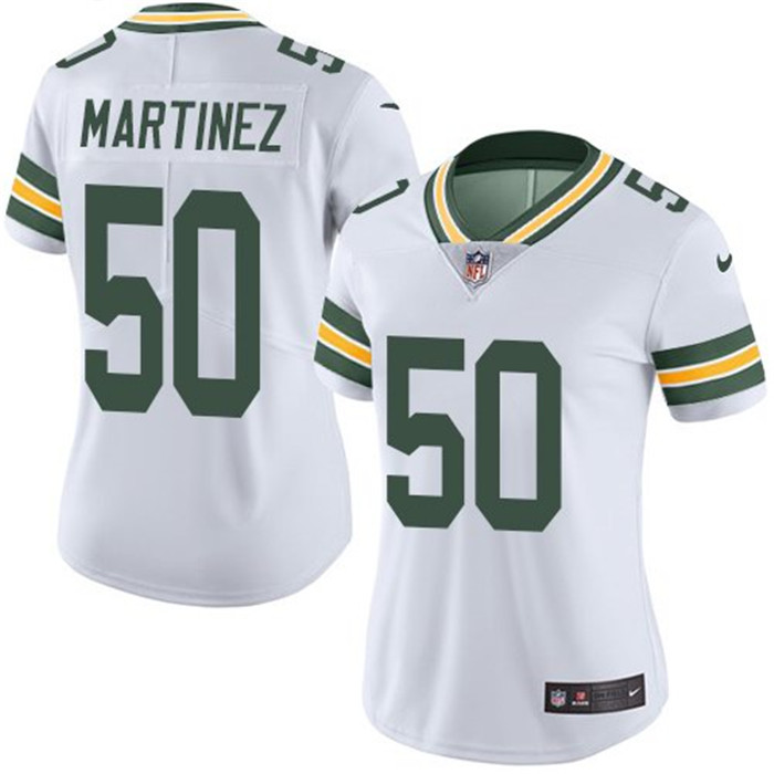  Packers 50 Blake Martinez White Women Vapor Untouchable Limited Jersey