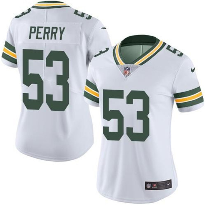  Packers 53 Nick Perry White Women Vapor Untouchable Limited Jersey