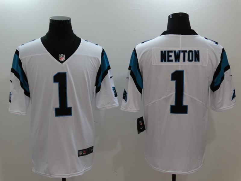  Panthers 1 Cam Newton White Throwback Vapor Untouchable Player Limited Jersey