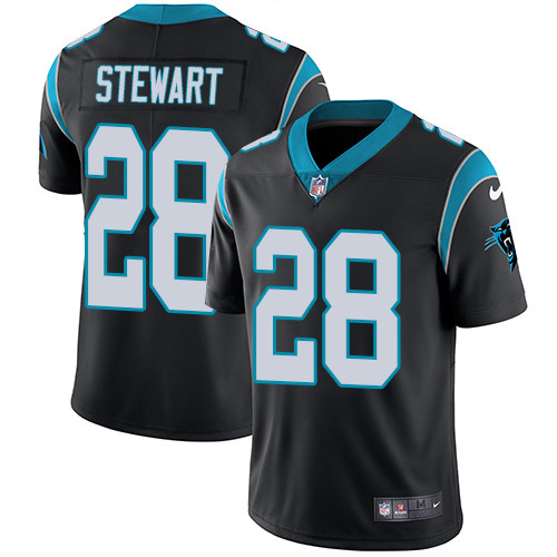  Panthers 28 Jonathan Stewart Black Vapor Untouchable Player Limited Jersey