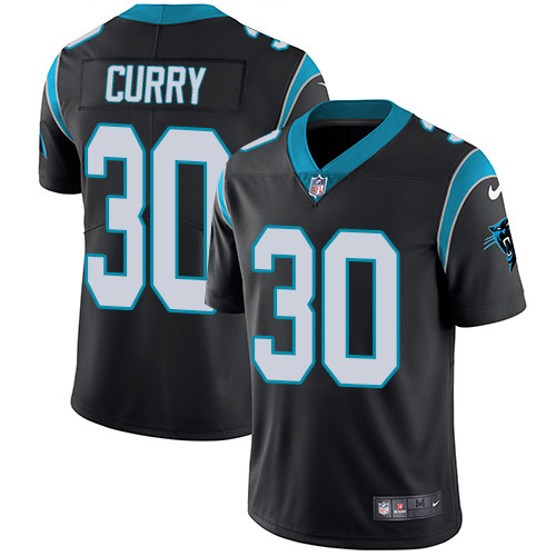  Panthers 30 Stephen Curry Black Vapor Untouchable Player Limited Jersey