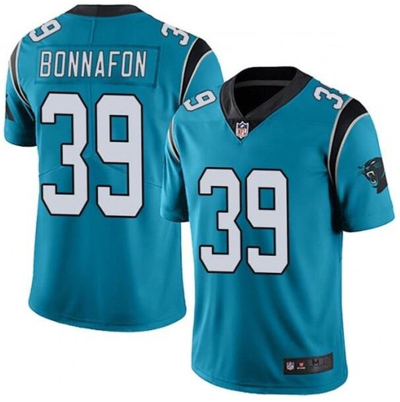Nike Panthers 39 Reggie Bonnafon Blue Vapor Untouchable Limited Jersey