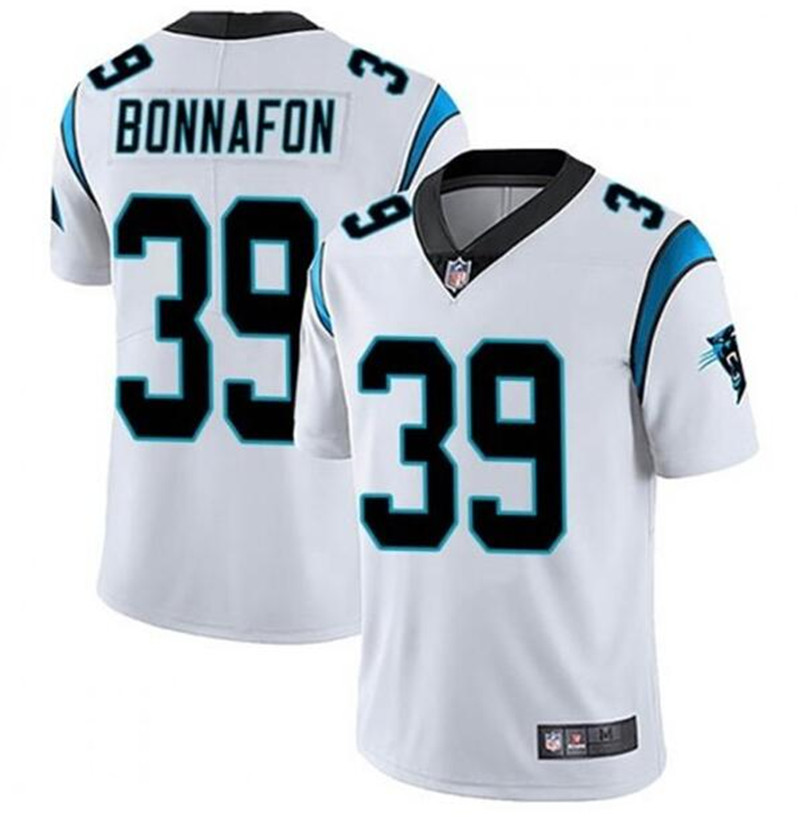 Nike Panthers 39 Reggie Bonnafon White Vapor Untouchable Limited Jersey