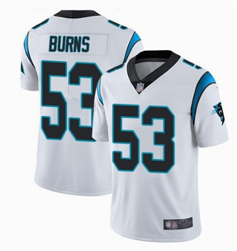 Nike Panthers 53 Brian Burns White Vapor Untouchable Limited Jersey