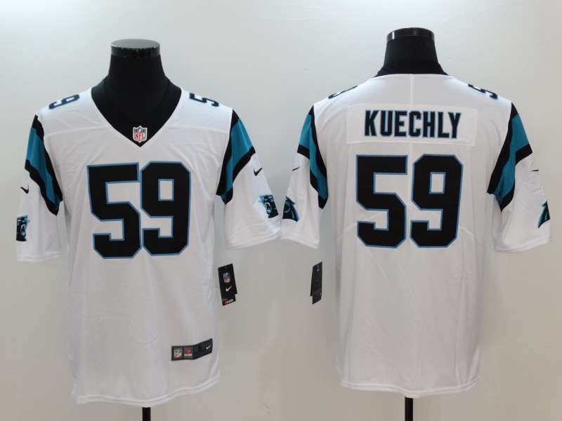  Panthers 59 Luke Kuechly White Vapor Untouchable Player Limited Jersey