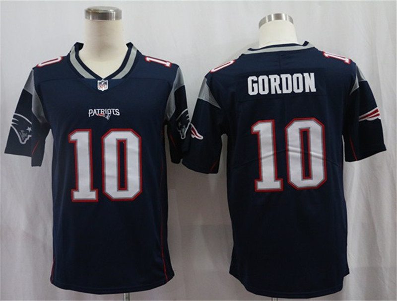 Nike Patriots 10 Josh Gordon Navy Vapor Untouchable Limited Jersey