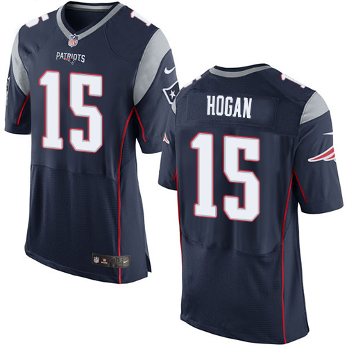  Patriots 15 Chris Hogan Navy Blue Team Color Men Stitched NFL Elite Jersey
