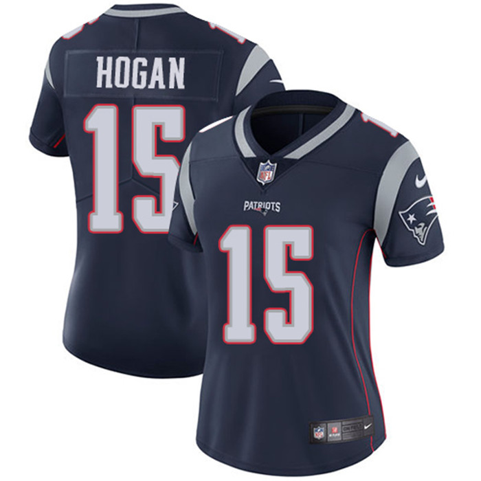  Patriots 15 Chris Hogan Navy Women Vapor Untouchable Limited Jersey