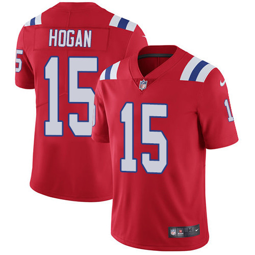  Patriots 15 Chris Hogan Red Vapor Untouchable Player Limited Jersey