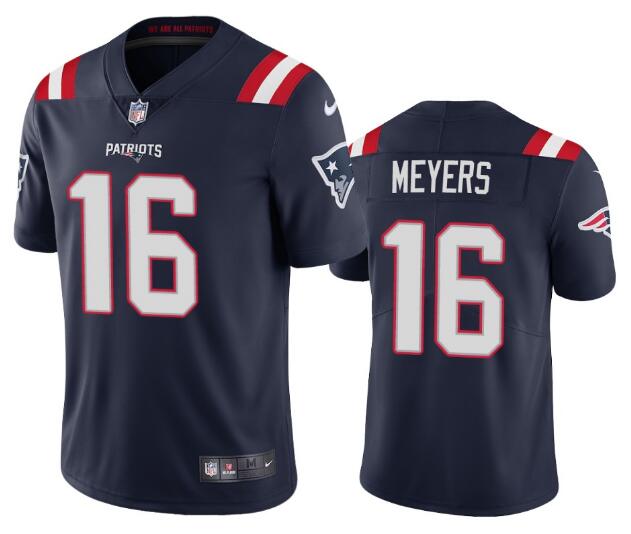 Nike Patriots 16 Jakobi Myers Navy Vapor Untouchable Limited Jersey