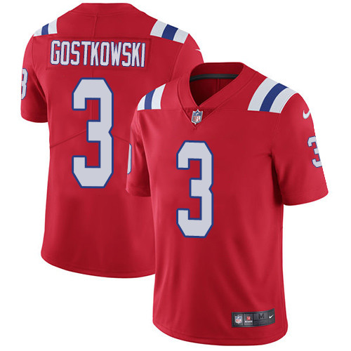  Patriots 3 Stephen Gostkowski Red Vapor Untouchable Player Limited Jersey