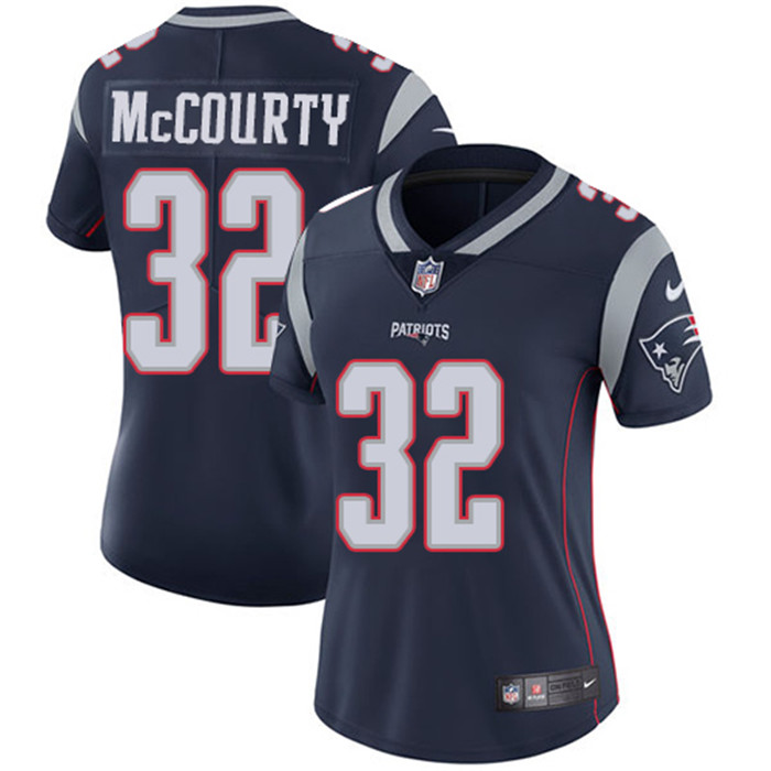  Patriots 32 Devin McCourty Navy Women Vapor Untouchable Limited Jersey