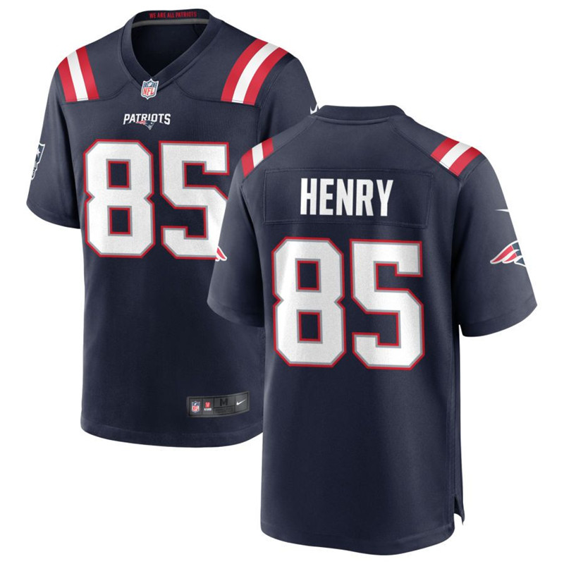 Nike Patriots 85 Hunter Henry Navy Vapor Untouchable Limited Jersey