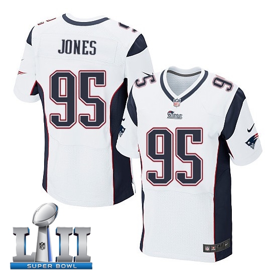  Patriots 95 Chandler Jones White 2018 Super Bowl LII Elite Jersey