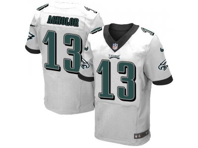  Philadelphia Eagles 13 Nelson Agholor White Men Stitched NFL New Elite Jersey