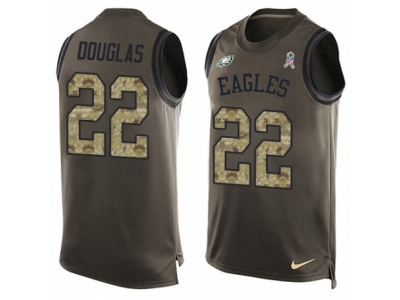  Philadelphia Eagles 22 Rasul Douglas Limited Green Salute to Service Tank Top NFL Jersey