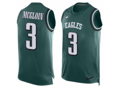  Philadelphia Eagles 3 Matt McGloin Limited Midnight Green Player Name Number Tank Top NFL Jersey