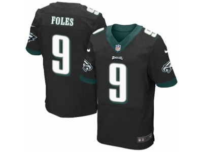  Philadelphia Eagles 9 Nick Foles Elite Black Alternate NFL Jersey