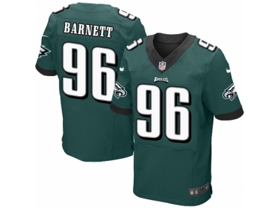  Philadelphia Eagles 96 Derek Barnett Elite Midnight Green Team Color NFL Jersey