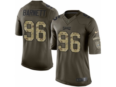  Philadelphia Eagles 96 Derek Barnett Limited Green Salute to Service NFL Jersey