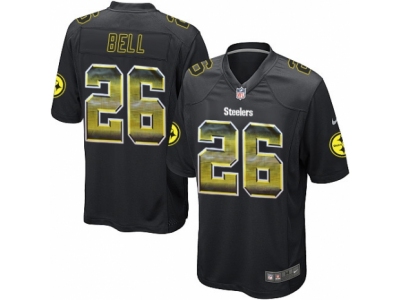  Pittsburgh Steelers 26 Le'Veon Bell Limited Black Strobe NFL Jersey
