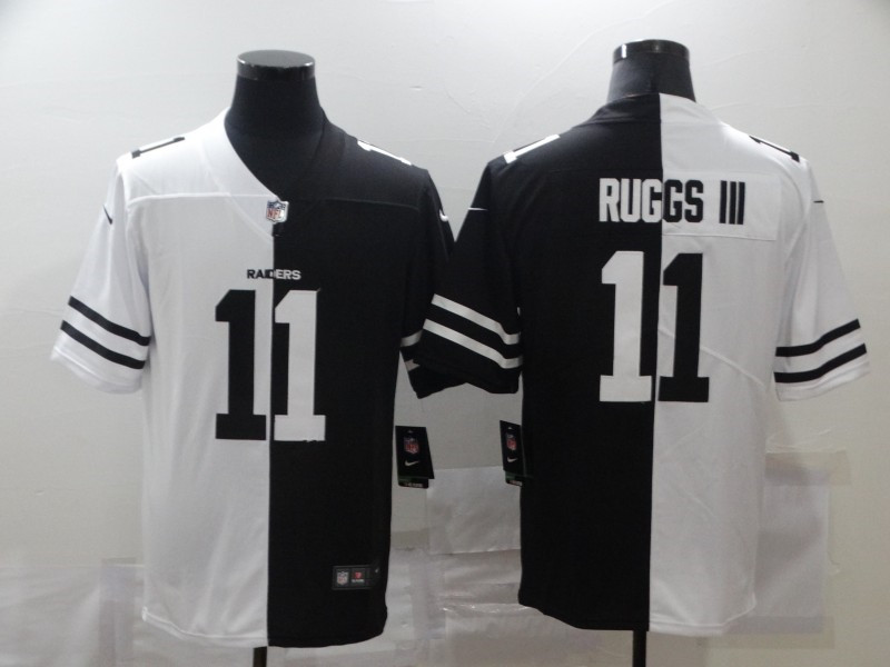 Nike Raiders 11 Henry Ruggs III Black And White Split Vapor Untouchable Limited Jersey