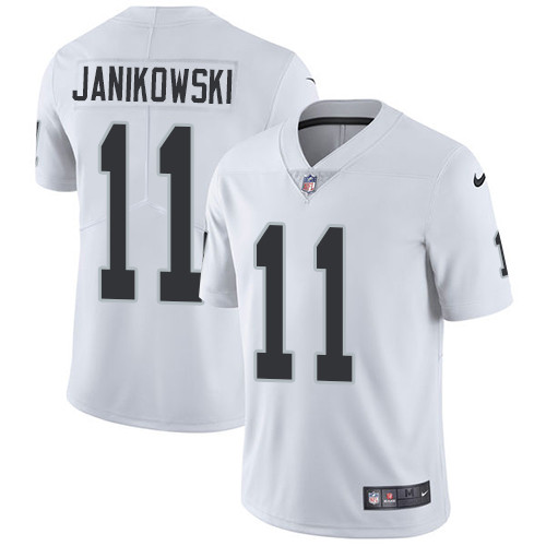  Raiders 11 Sebastian Janikowski White Vapor Untouchable Player Limited Jersey