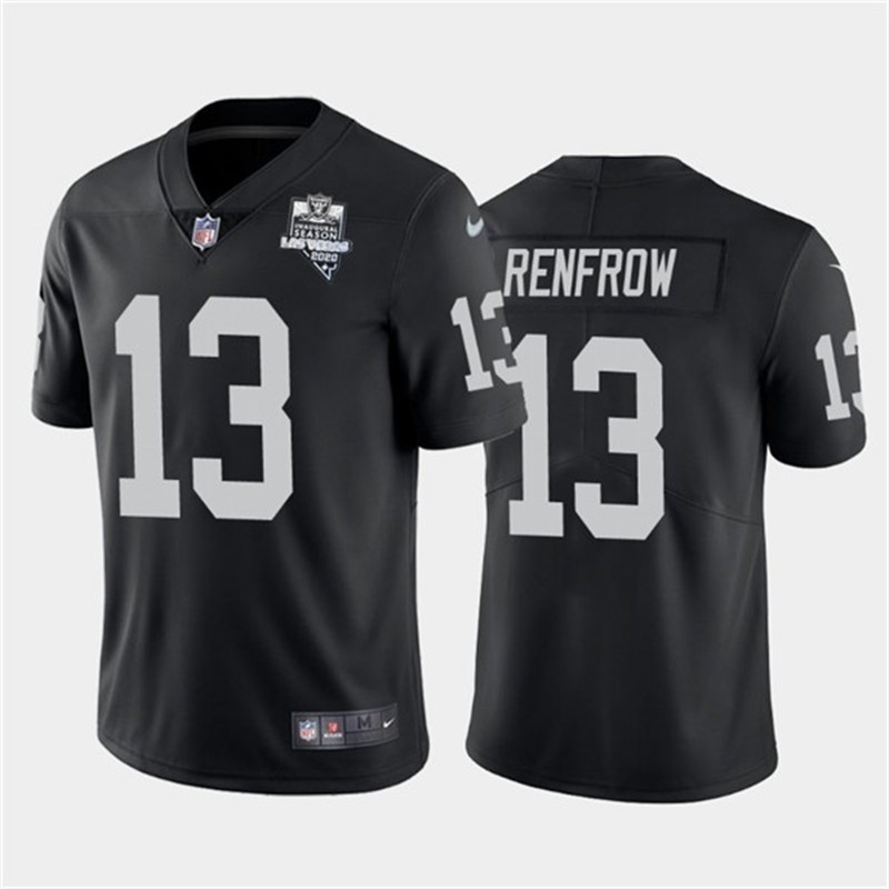 Nike Raiders 13 Hunter Renfrow Black 2020 Inaugural Season Vapor Untouchable Limited Jersey