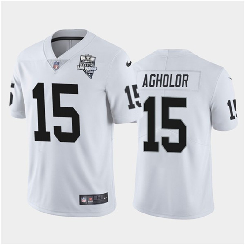 Nike Raiders 15 Nelson Agholor White 2020 Inaugural Season Vapor Untouchable Limited Jersey