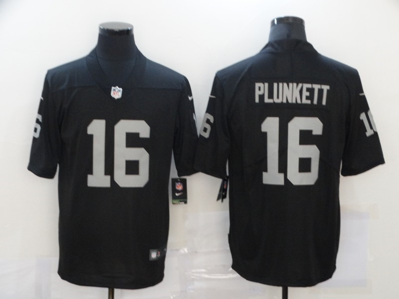  Raiders 16 Jim Plunkett Black Vapor Untouchable Limited Jersey