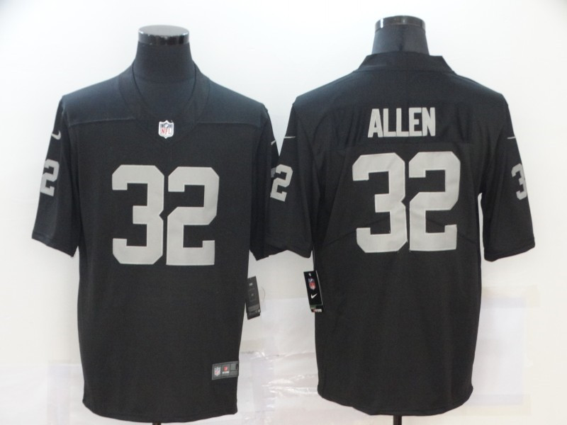 Nike Raiders 32 Marcus Allen Black Vapor Untouchable Limited Jersey