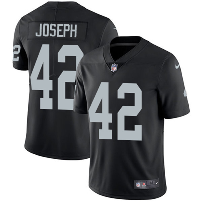  Raiders 42 Karl Joseph Black Vapor Untouchable Limited Jersey