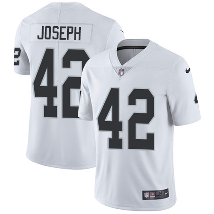  Raiders 42 Karl Joseph White Vapor Untouchable Limited Jersey