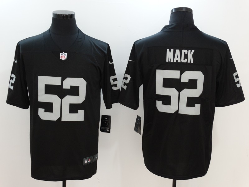  Raiders 52 Khalil Mack Black Vapor Untouchable Player Limited Jersey