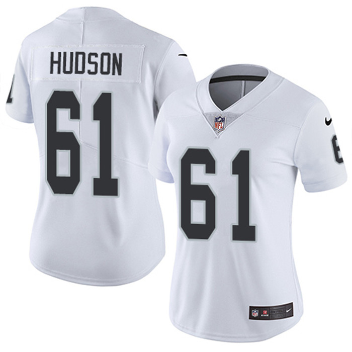  Raiders 61 Rodney Hudson White Women Vapor Untouchable Limited Jersey