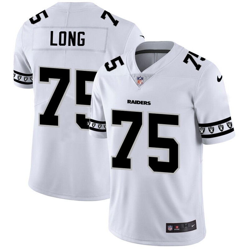 Nike Raiders 75 Howie Long White Team Logos Fashion Vapor Limited Jersey