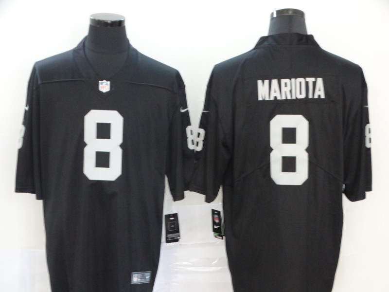 Nike Raiders 8 Marcus Mariota Black Vapor Untouchable Limited Jersey