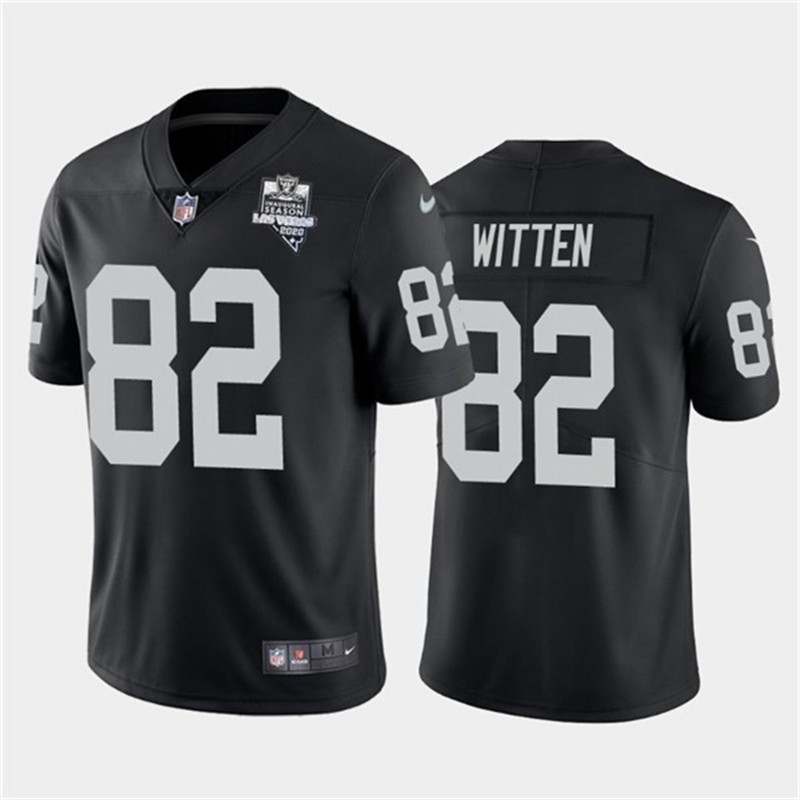 Nike Raiders 82 Jason Witten Black 2020 Inaugural Season Vapor Untouchable Limited Jersey