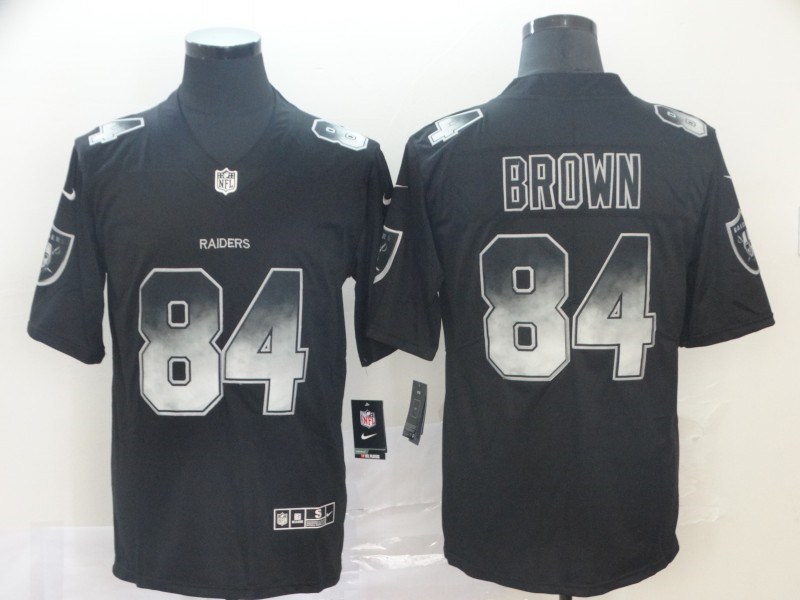 Nike Raiders 84 Antonio Brown Black Arch Smoke Vapor Untouchable Limited Jersey