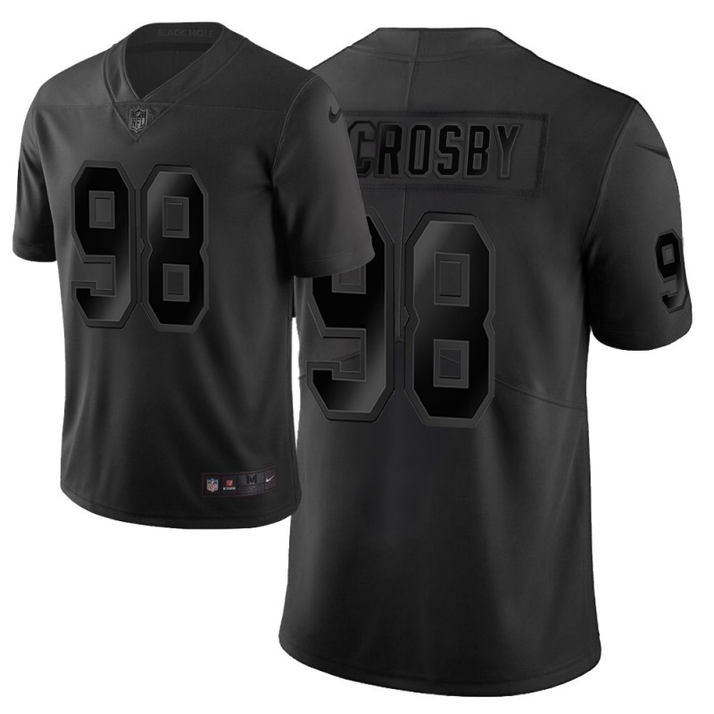 Nike Raiders 98 Maxx Crosby Black City Edition Vapor Untouchable Limited Jersey