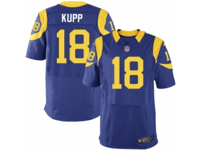  Rams 18 Cooper Kupp Royal Blue Alternate Men Stitched NFL Elite Jersey
