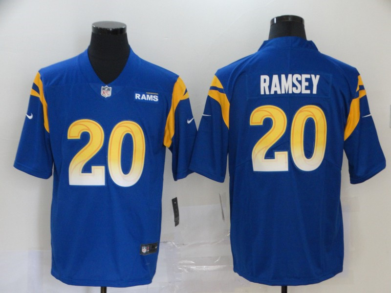 Nike Rams 20 Jalen Ramsey Royal 2020 New Vapor Untouchable Limited Jersey
