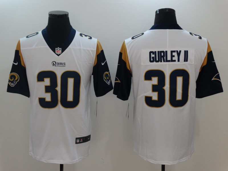  Rams 30 Todd Gurley II White Vapor Untouchable Player Limited Jersey