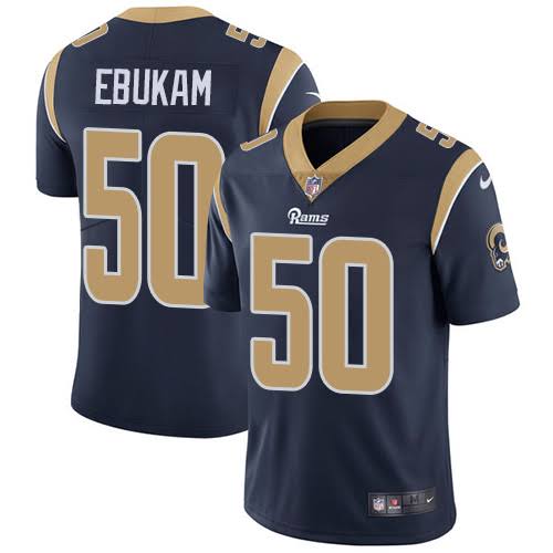  Rams 50 Samson Ebukam Navy Vapor Untouchable Limited Jersey