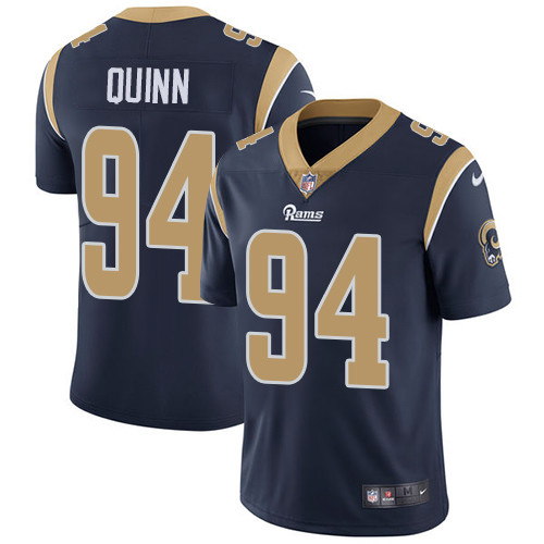  Rams 94 Robert Quinn White Navy Vapor Untouchable Player Limited Jersey