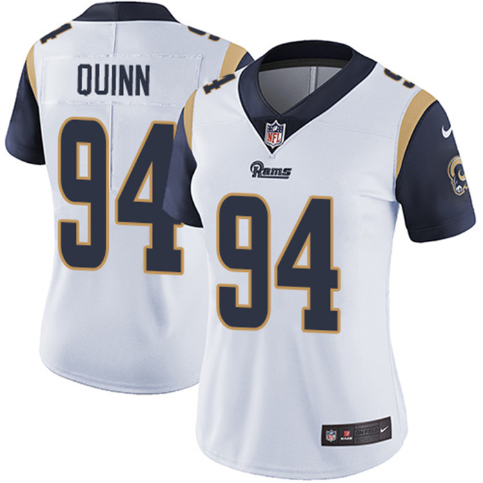  Rams 94 Robert Quinn White Women Vapor Untouchable Limited Jersey