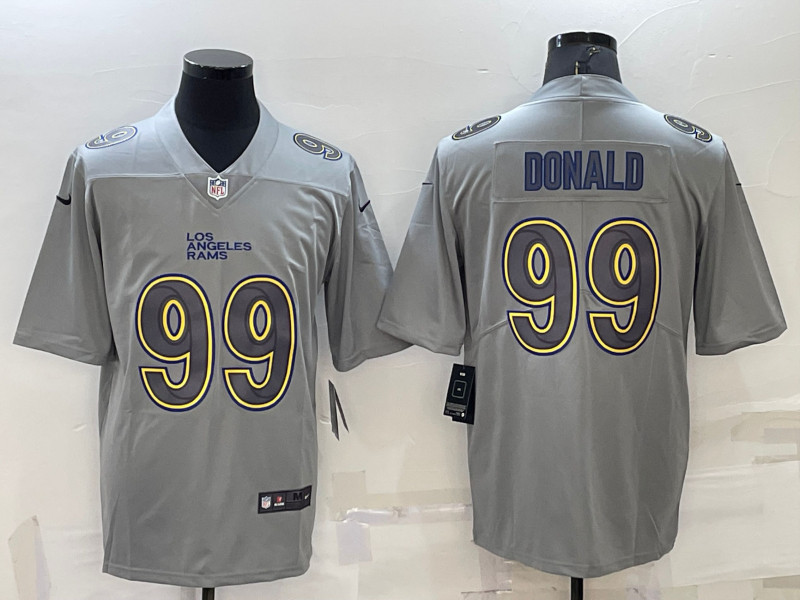 Nike Rams 99 Aaron Donald Gray Atmosphere Fashion Vapor Limited Jersey