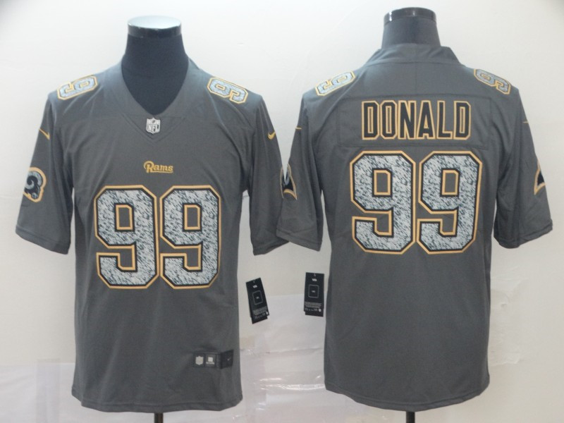 Nike Rams 99 Aaron Donald Gray Camo Vapor Untouchable Limited Jersey